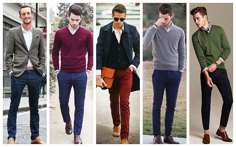 casual work style men