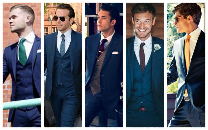 Master the Blue Suit: Color Combinations with Shirt & Tie