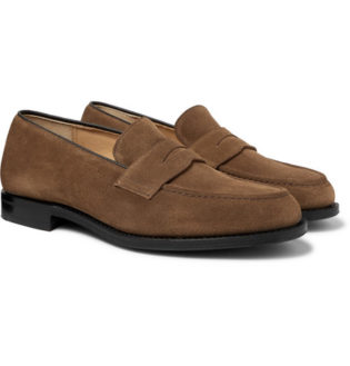 casual suede loafers