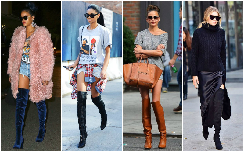 over the knee boot style