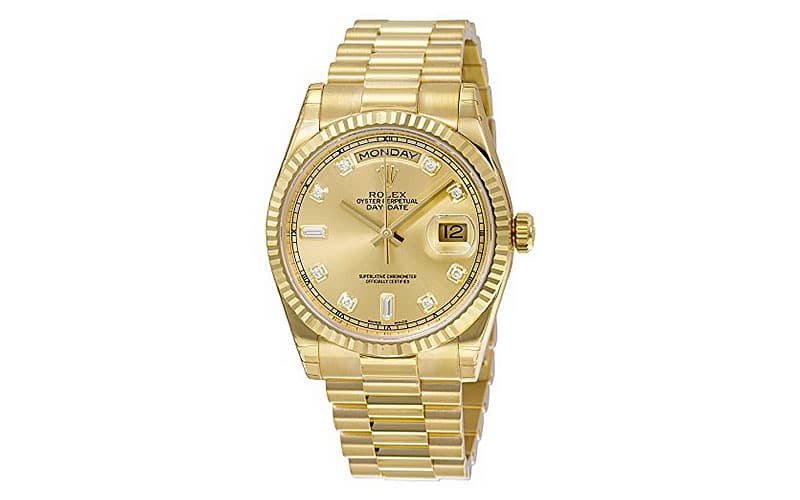 rolex golden watch price