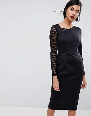 simple black dress for work