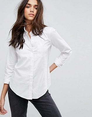 men fitted white shirt