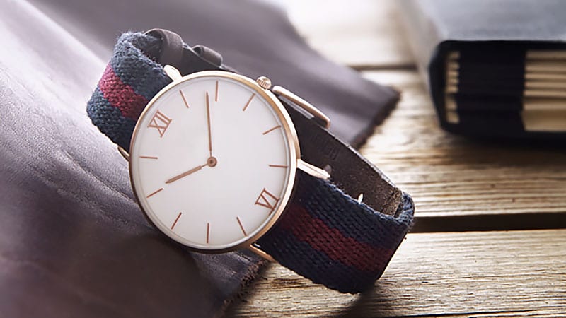 simple leather watches for men