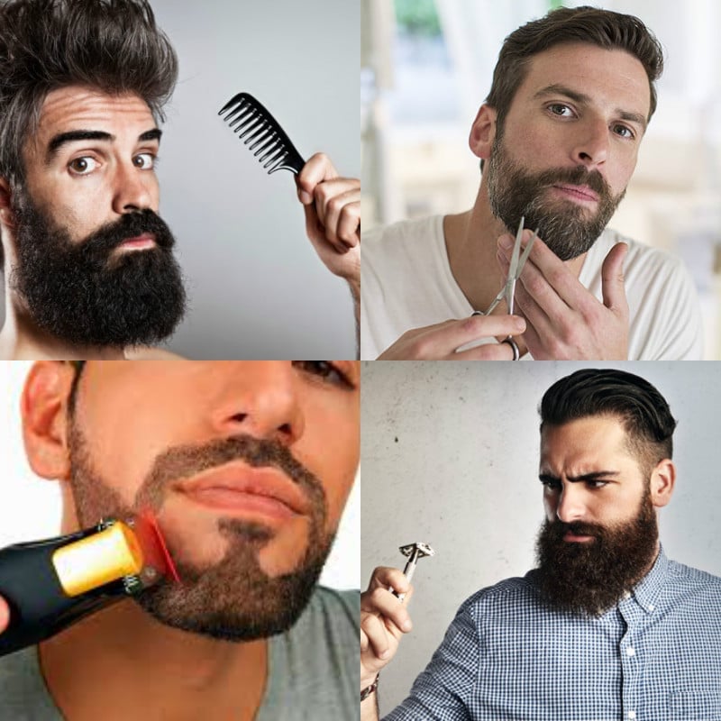 how to trim a beard without a beard trimmer