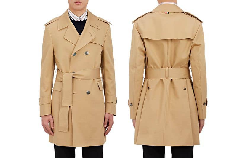 classic mens burberry trench coat