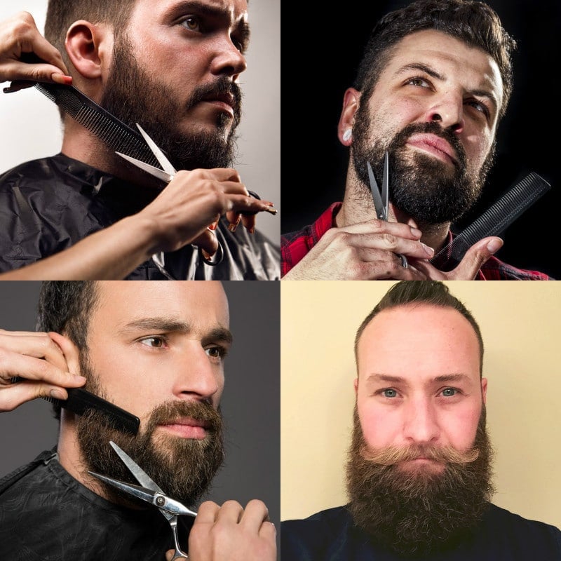 how to trim a beard without clippers