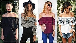 How to Wear Off The Shoulder Tops: Outfit Ideas To Try