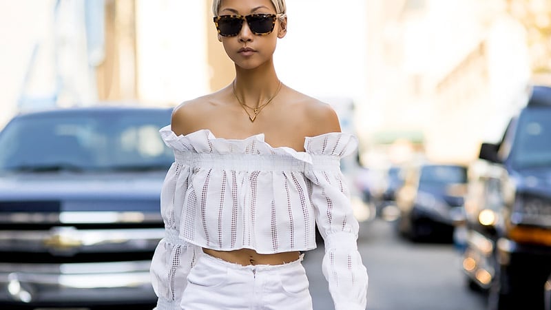 How to Wear Off Shoulder Tops - The Trend Spotter