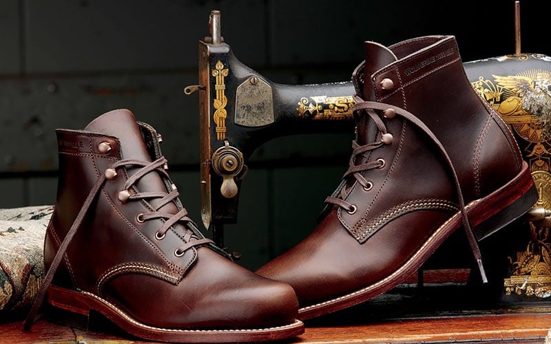 cheap leather boots men