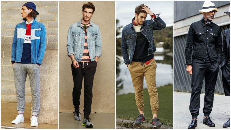 what to wear with adidas joggers men