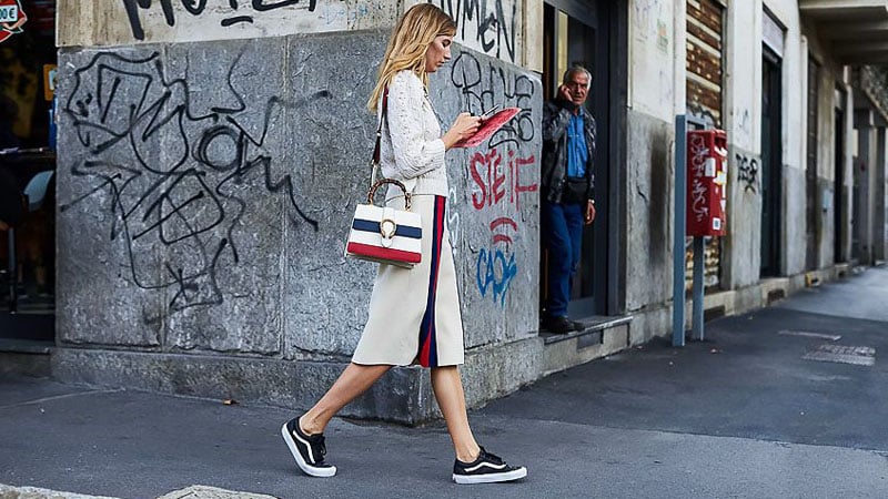 athleisure style sneakers