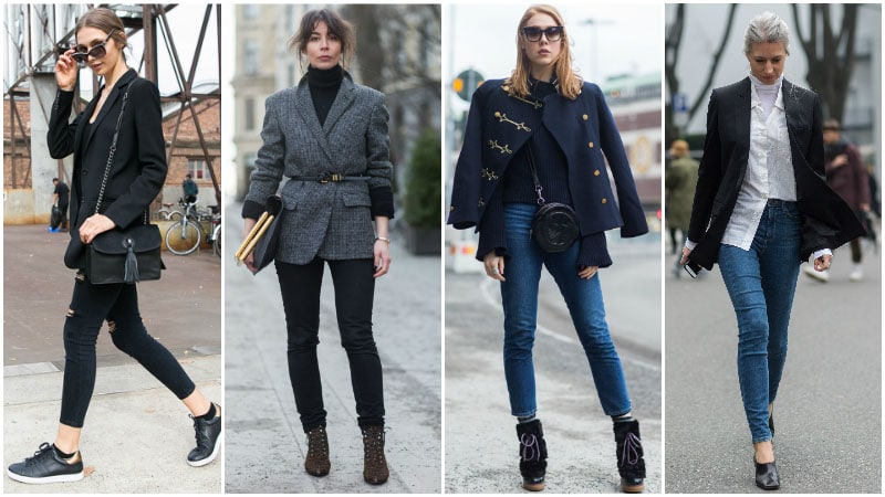 winter shoes with skinny jeans