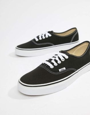 black van style shoes
