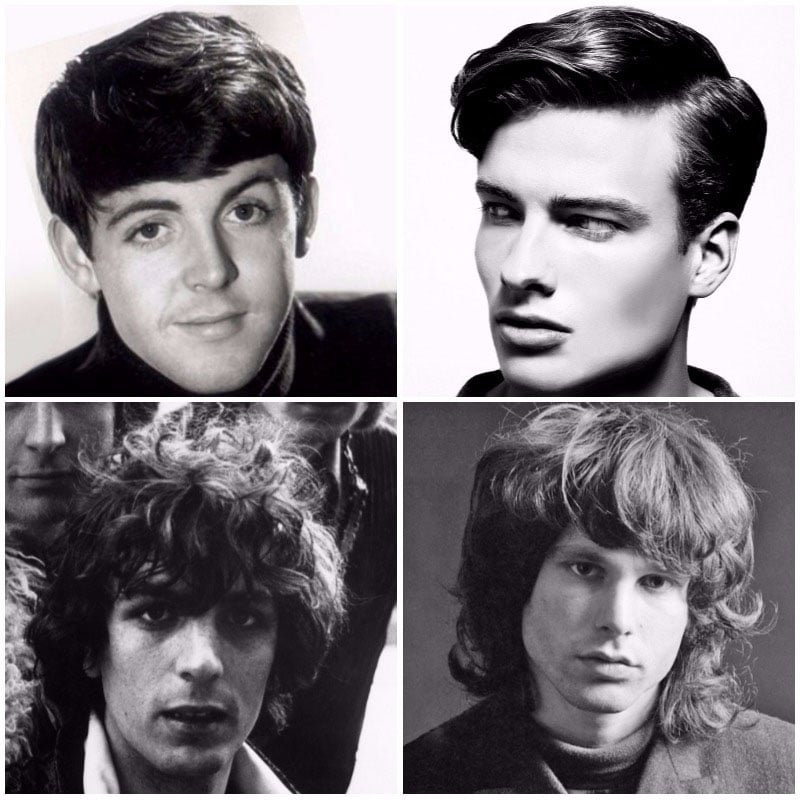 Men's 1960s Hairstyles from Mod to Afro Free-Spirited Haircuts | Rockabilly  hair men, Hair styles, Rockabilly hair