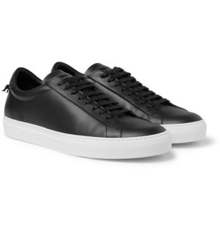 mens black smart casual trainers
