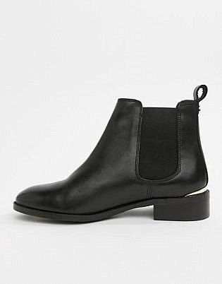 black flat ankle boots australia