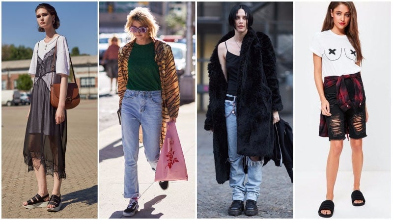 Inspired Grunge Aesthetic Baddie Outfits With Combat Boots