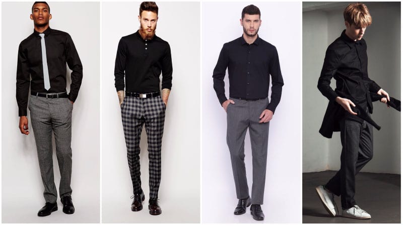 What colors look good with grey pants  Quora