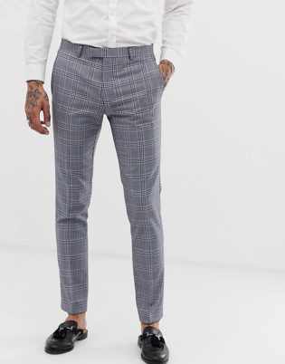 dark grey checkered pants