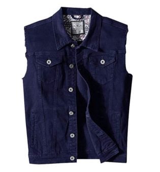 jean jacket with vest