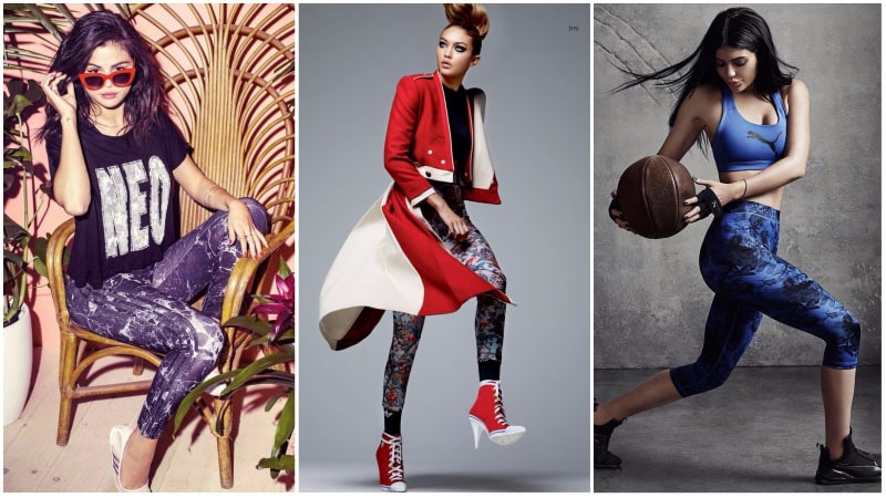 Nike Dri Fit One Mid-Rise Printed Leggings Brown | Traininn