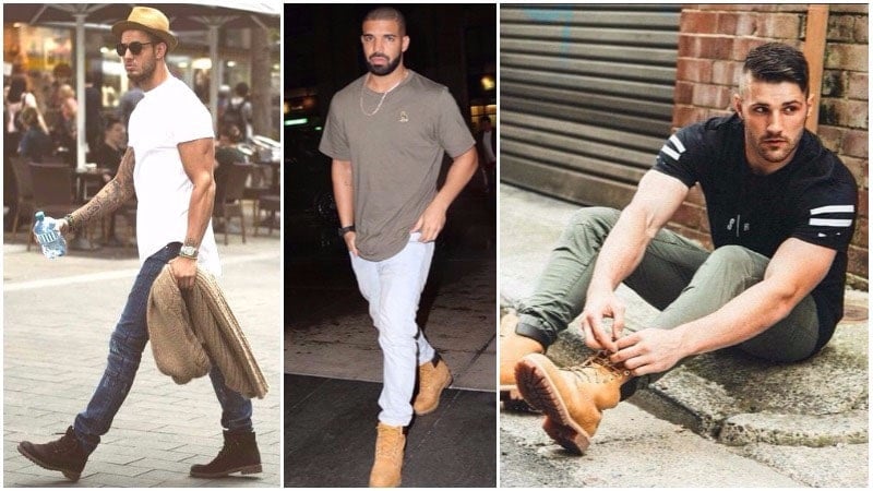 men's outfits with timberland boots