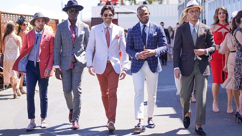 What To Wear To The Races Men s Style Guide The Trend Spotter