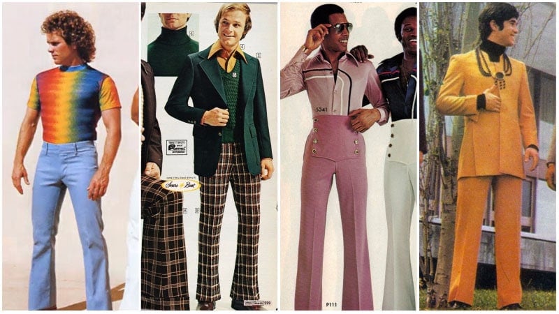 retro attire 70's for male