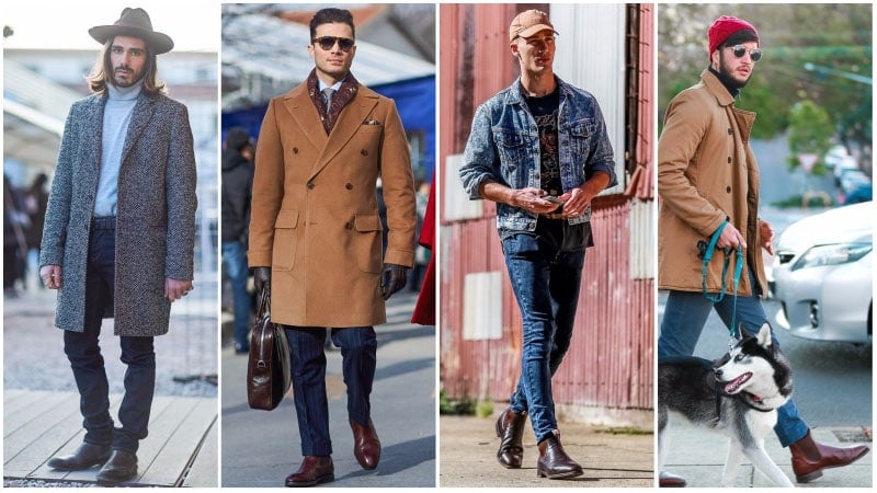 boots for men with jeans