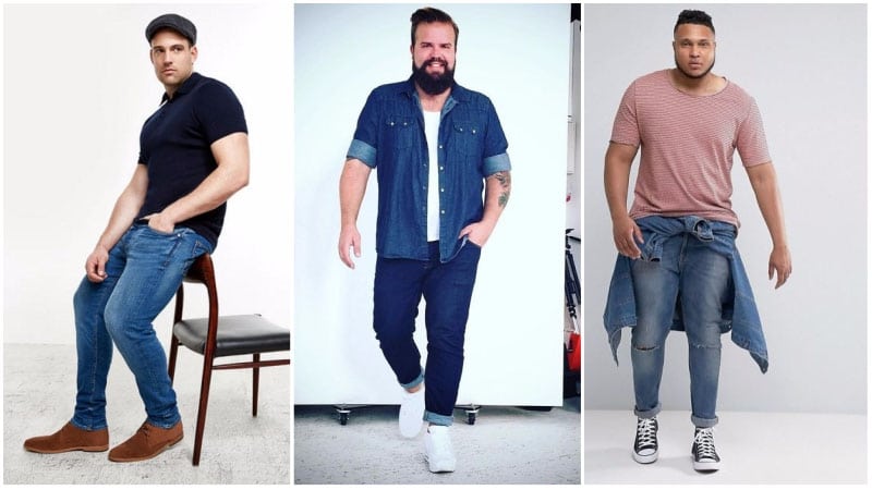 casual style for fat man