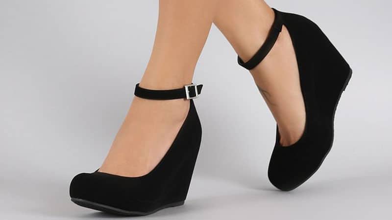 black heel shoes for girls