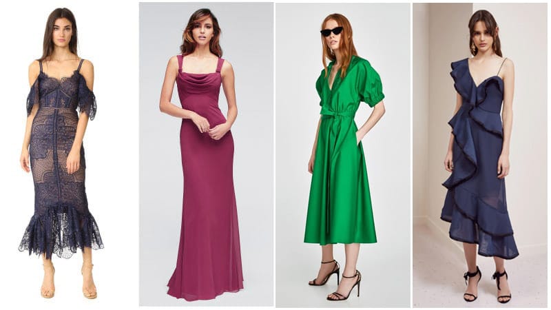 best colors to wear to a wedding