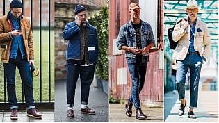 How to Wear Blue Jeans: Outfit Ideas for Men