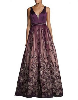 deep purple dress for wedding