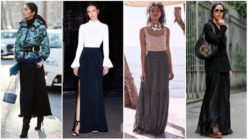 Move over, minis—the big, breezy maxi skirt is taking center stage