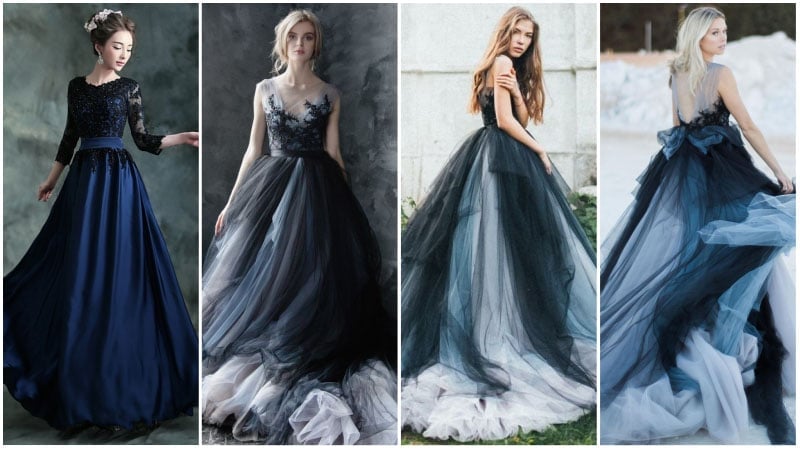 Top Black Blue Wedding Dresses of all time The ultimate guide 