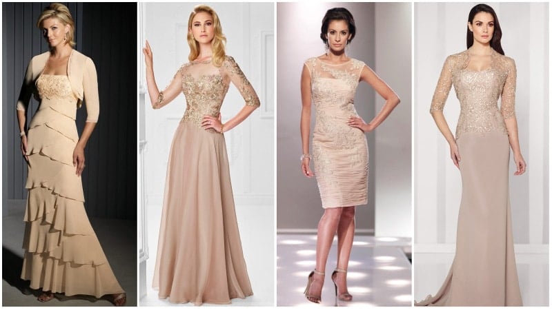 mother of the bride dresses for young mothers