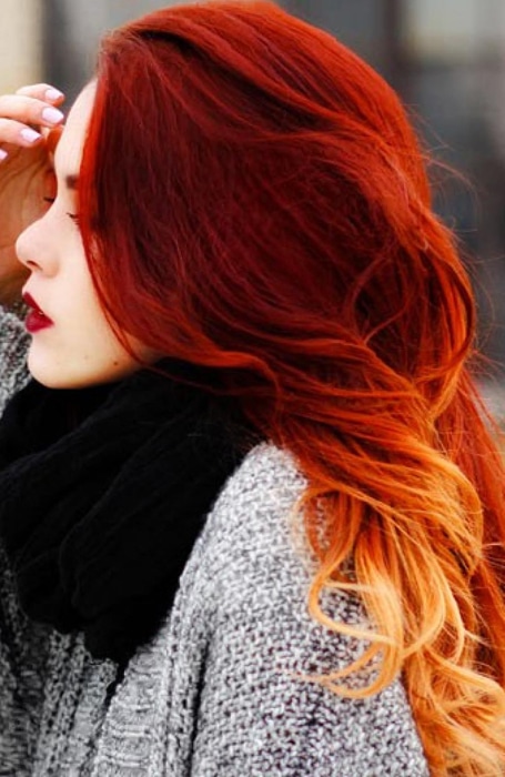 Red Orange Ombre Hair Ideas You Would Want To Steal