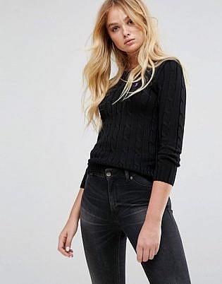black jeans and jumper outfit