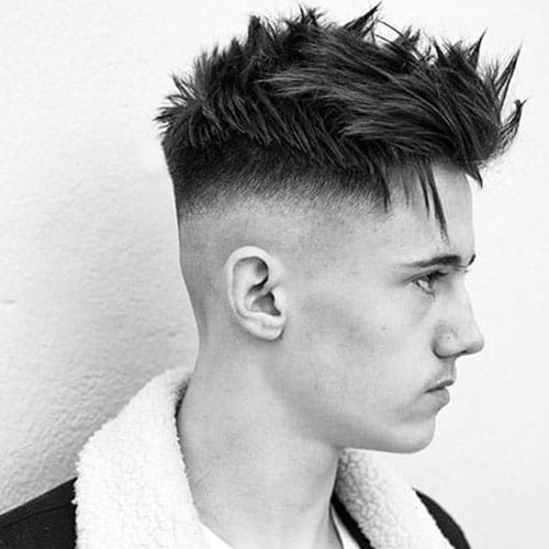 short messy spiky hairstyles for men