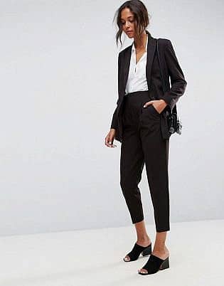black formal suit for ladies