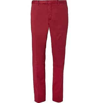 Buy Men Red Solid Super Slim Fit Casual Trousers Online  764712  Peter  England