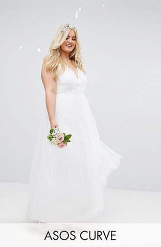 plus size white beach wedding dresses