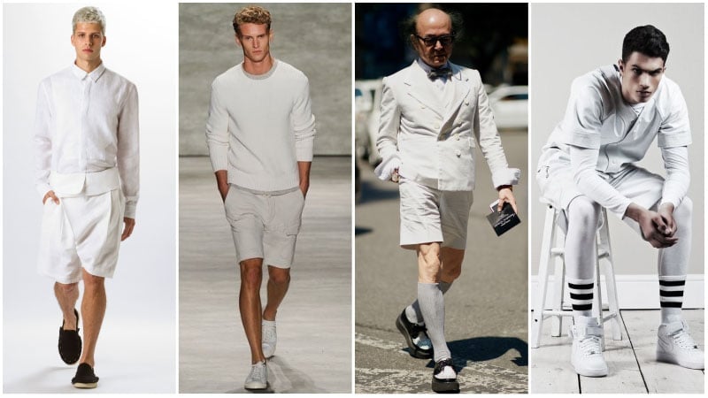 mens white party outfit