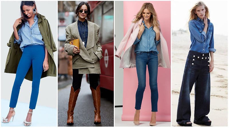 10 Chic Denim Shirt Outfit Ideas For Women The Trend Spotter