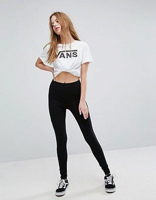 outfits with leggings and vans