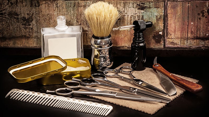 beard and hair grooming kit