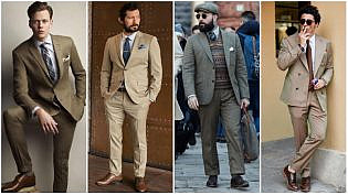 How to Wear a Khaki Suit: Outfit Ideas for Men