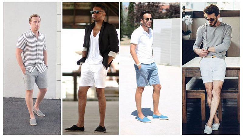 mens casual summer shoes with shorts